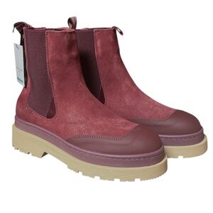 Scotch & Soda Made In Portugal Suede Aubri Chelsea Boot